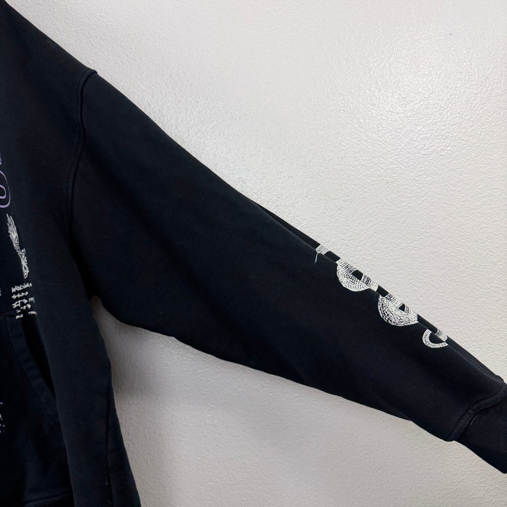 Civil Regime Hoodie Mens Large Black Wolves Graphic Limited Edition 743 of 1000 - Picture 5 of 9